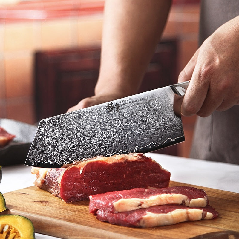 Damascus Knife Set