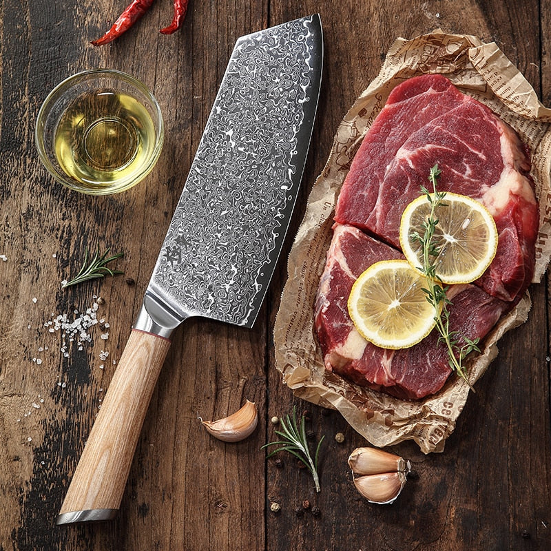 Damascus Knife Set