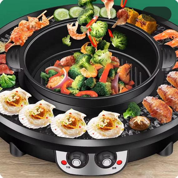 Hot Pot Barbecue Plate