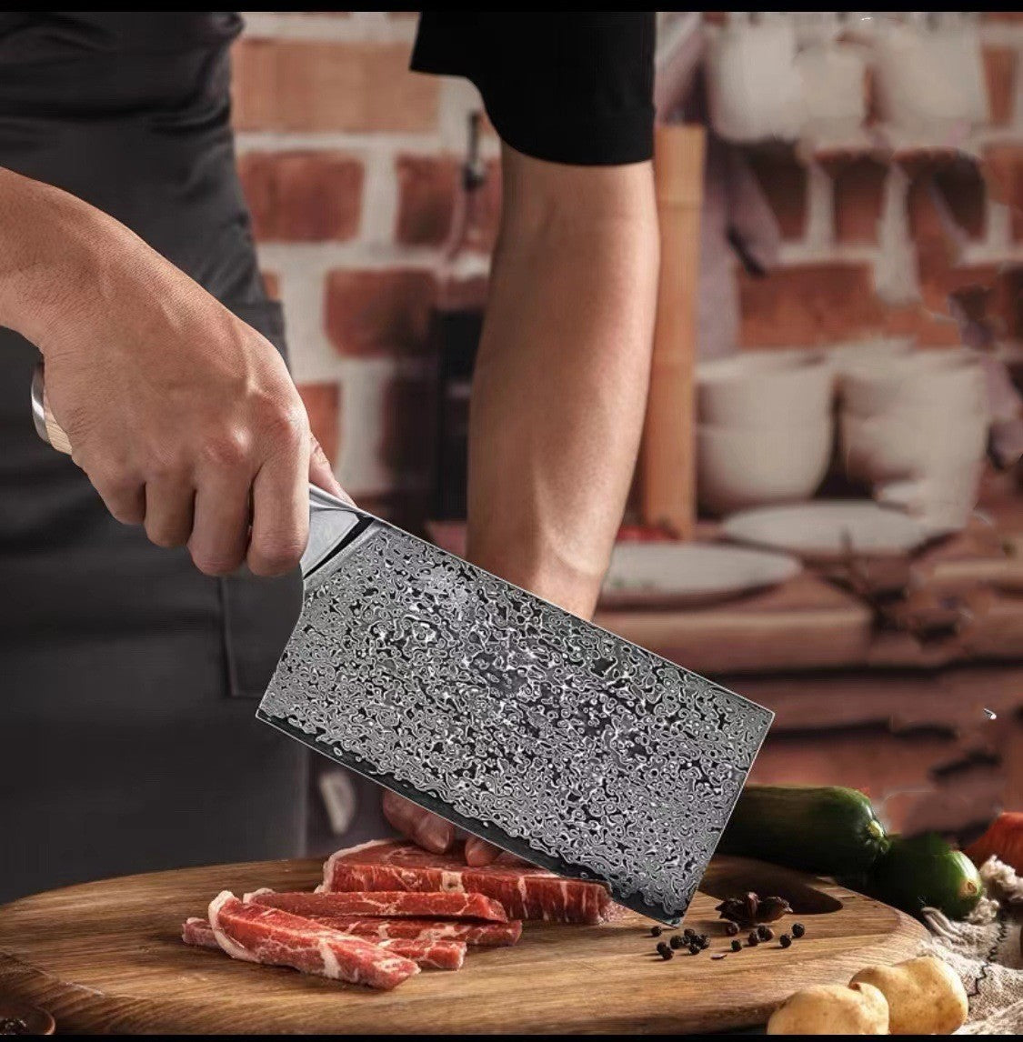Damascus Knife Set