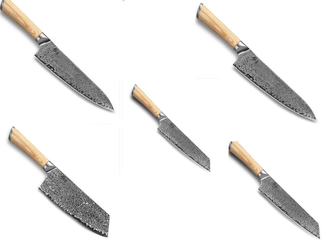 Damascus Knife Set